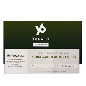 YogaSix- One Month Unlimited Heated Yoga